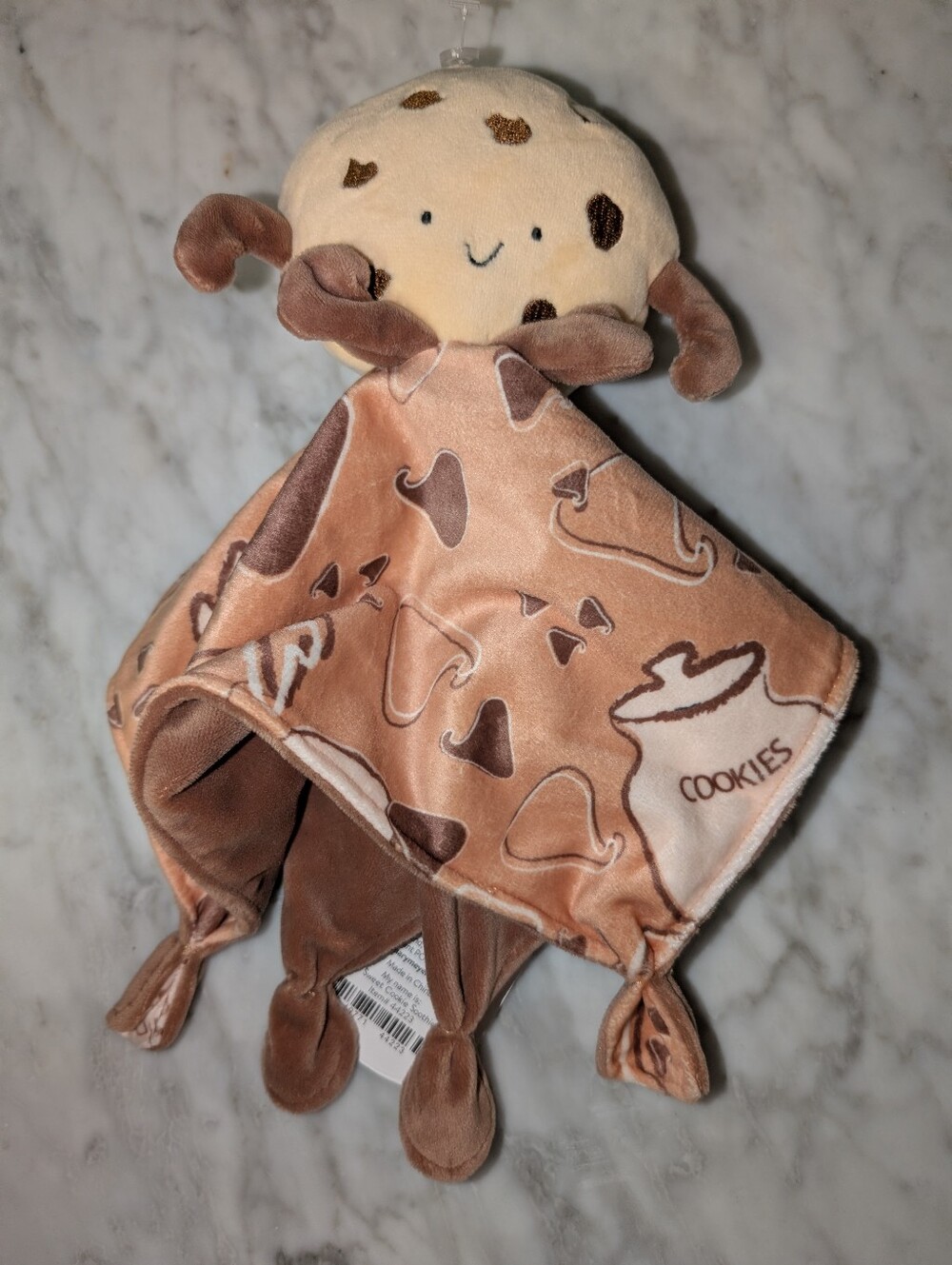 🆕 Mary Meyer Brown Plush Cookie Security Baby Blanket Nunu Snuggly Comfort Toy